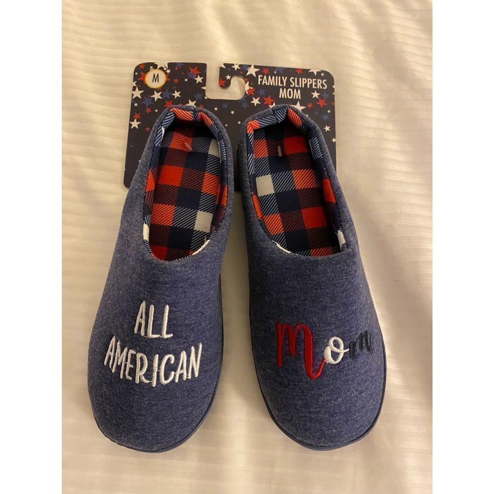 Slippers. All American Mom size medium (6-7.5) NWT